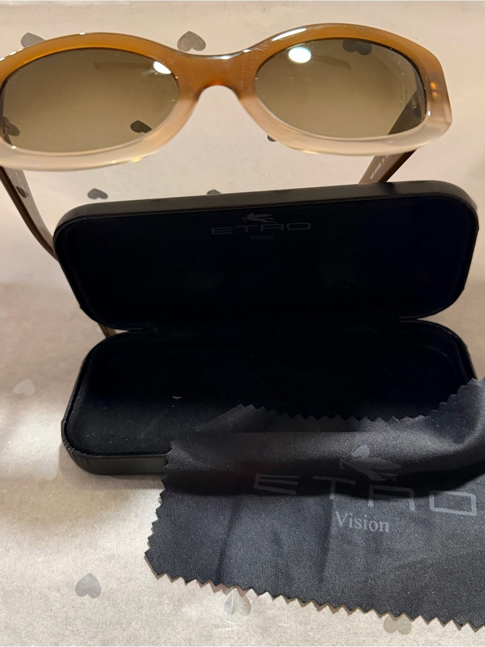 Etro Black Sunglasses Case EUC F1 - Picture 3 of 5